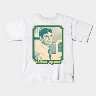 Peter Gibbons / Office Space Aesthetic 90s Fan Design Kids T-Shirt